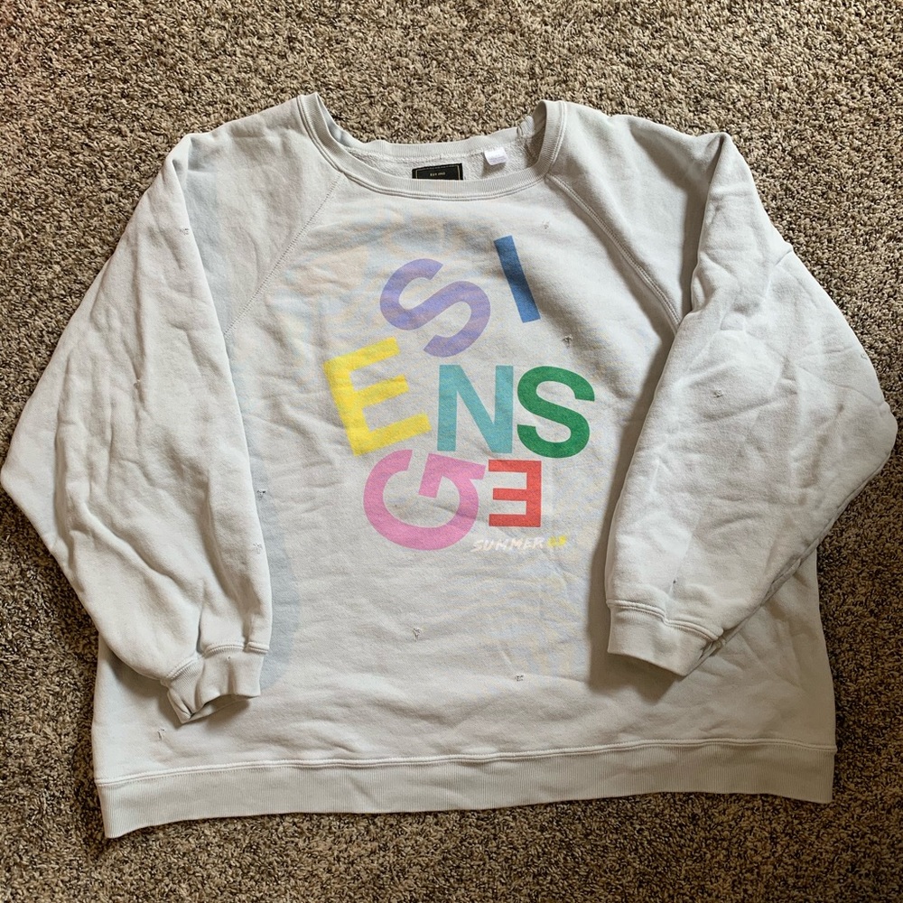 Retrobrand Free People Genesis tour sweatshirt
